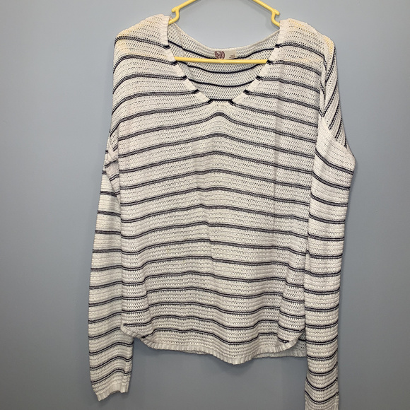 Striped Lounge Sweater - Picture 1 of 3